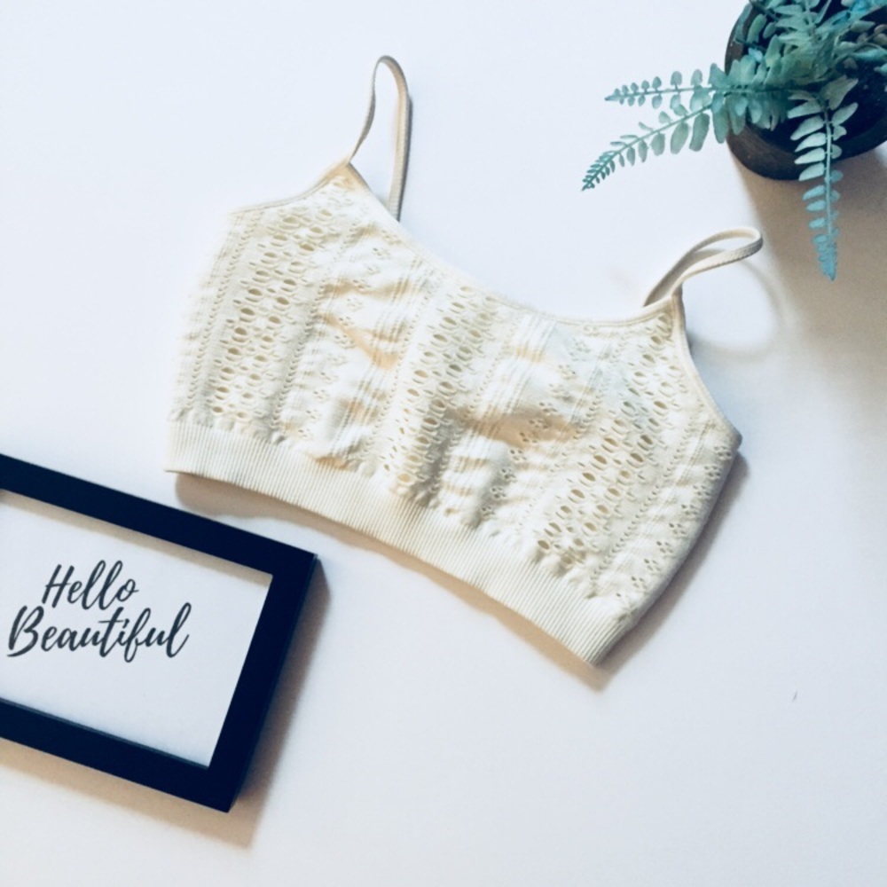 💝Cream Bra